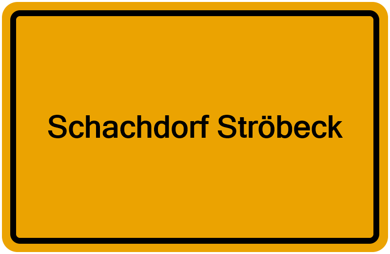 Handelsregisterauszug Schachdorf Ströbeck